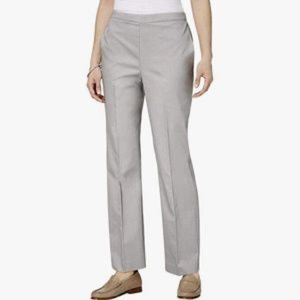 Alfred Dunner classic fit pant proportioned short silver